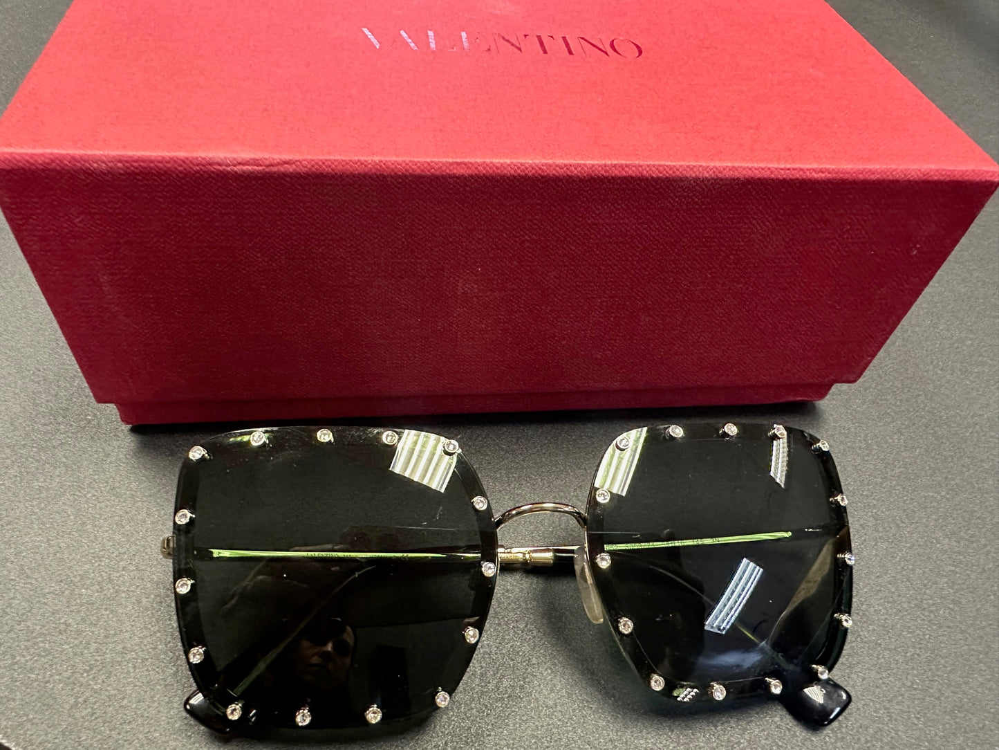 Valentino Embellished Sunglasses